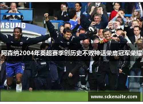 阿森纳2004年英超赛季创历史不败神话荣膺冠军荣耀